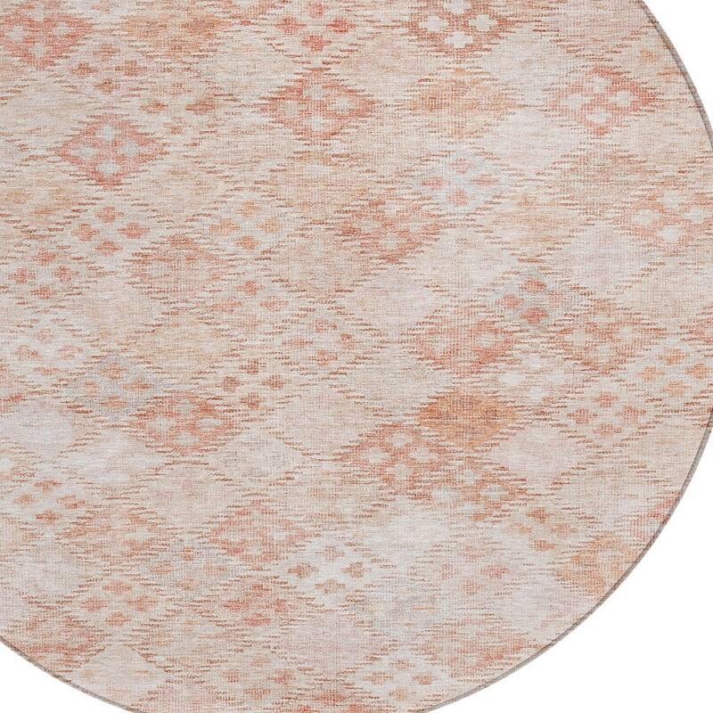 HomeRoots Geometric Transitional Rectangle Outdoor Rug