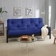 preview thumbnail 72 of 132, Porch & Den Owsley Full-size 8-inch Futon Mattress Blue - Full