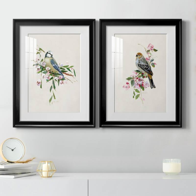 Spring Song Blue Bird Premium Framed Print - Ready to Hang