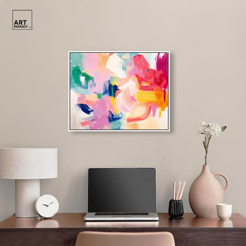 Pigment Play I Canvas by Art Remedy