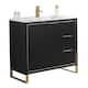Option Black Matte - Satin Brass Hardware