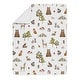 preview thumbnail 4 of 4, Sweet Jojo Designs Woodland Forest Animals Boy Girl Gender Neutral 5p Toddler-size Comforter Set Friends Fox Hedgehog Watercolor
