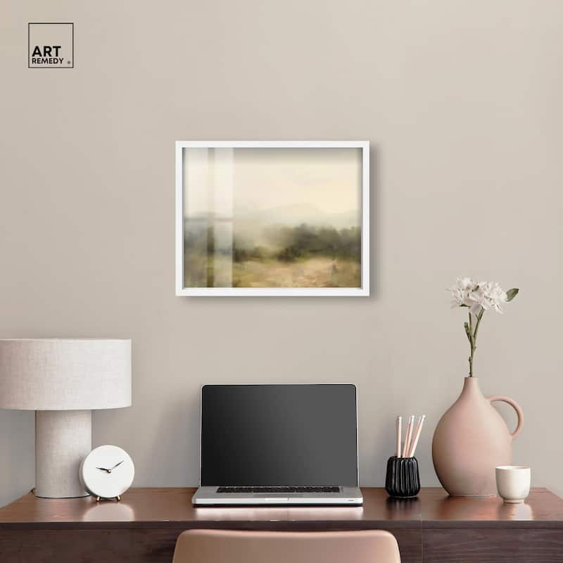 Haze Horizon Shadowbox by Art Remedy