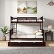 preview thumbnail 6 of 18, Costway Twin Over Full Bunk Bed with Trundle Ladder Safety Guardrails - See Details
