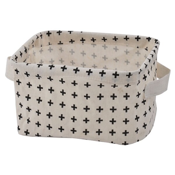 Household Desktop Fabric Makeup Sundries Storage Box Basket Closet Bin Container