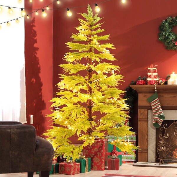 6ft Artificial Christmas Tree with 300 LED Lights and 600 Branch Tips Bed Bath Beyond 41504922