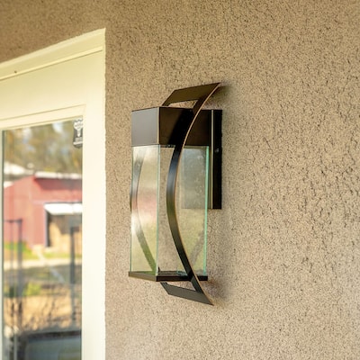 Jace LED Light Outdoor Wall Lantern in Imperial Black