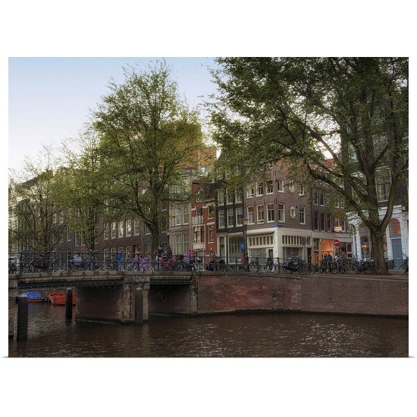 "Herengracht Canal, Central Amsterdam, Netherlands" Poster Print
