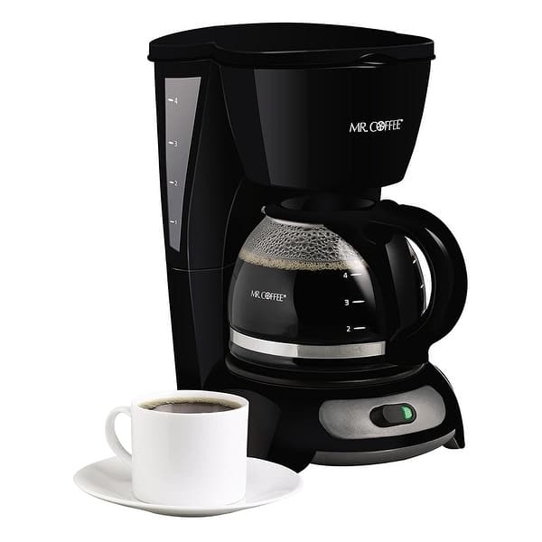 Mr. Coffee 4-Cup White Coffee Maker at