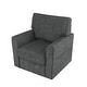 preview thumbnail 51 of 54, 360° Swivel Chair Accent Barrel Armchair Swivel Sofa Chair with Side Pockets for Living Room, Bedroom, Office and Hotel