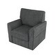 preview thumbnail 41 of 41, 360° Swivel Chair Armchair Swivel Sofa Chair with Side Pockets for Living Room, Bedroom, Office and Hotel