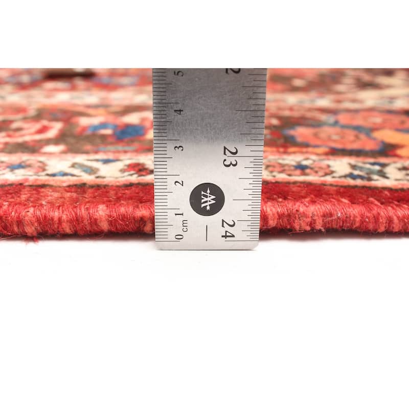 ECARPETGALLERY Hand-knotted Kayseri Red Wool Rug - 4'3 x 6'11