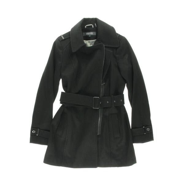 Shop Kenneth Cole Reaction Womens Coat Winter Wool Blend L On