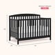 preview thumbnail 3 of 4, Dream On Me Odelle 5 in 1 Convertible Crib - Matte Black