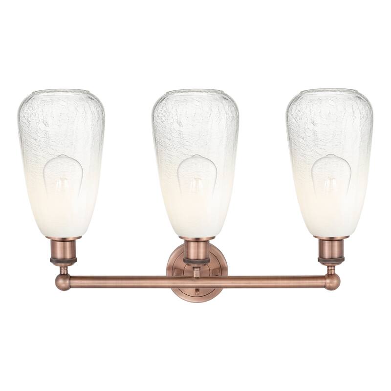Innovations Lighting Endless Possibilities Edison - Brookhaven Almond - 3 Light 24" Bath Vanity Light