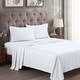 preview thumbnail 1 of 102, Superior Egyptian Cotton 300 Thread Count Solid Bed Sheet Set Twin XL - White