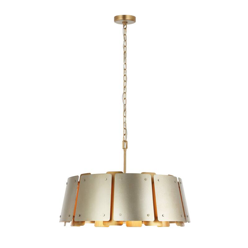 Varaluz Peep Show Pendant Light - Sunwashed Silver/Brushed Sienna