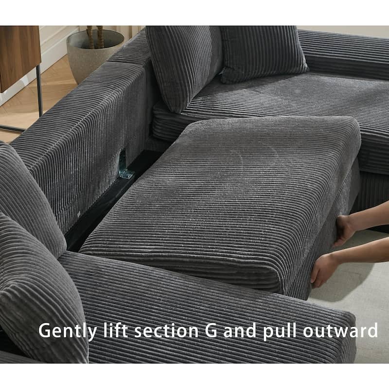Luxury Sleeper Sofa Bed with Soft Cushion - Ultimate Comfort for Your Home