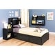 preview thumbnail 7 of 8, Bella Twin Headboard, Black