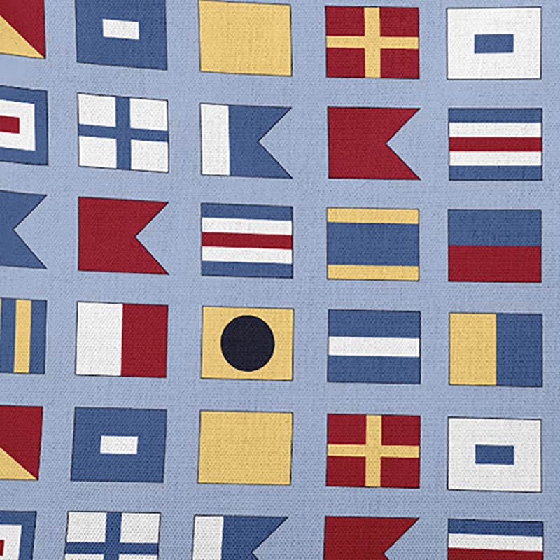 Nautical Flags Indoor/Outdoor Throw Pillow