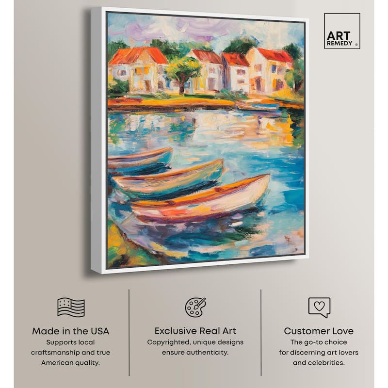 Bayside Calm II Canvas by Art Remedy