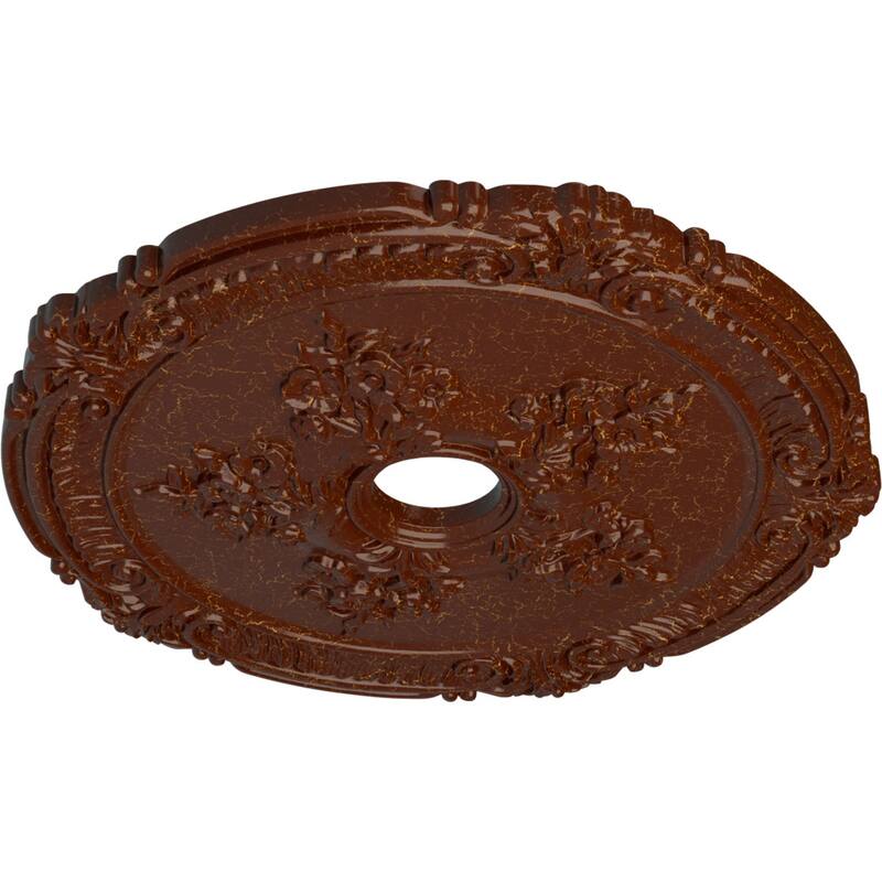26"OD x 3 3/4"ID x 1 1/2"P Attica with Rose Ceiling Medallion