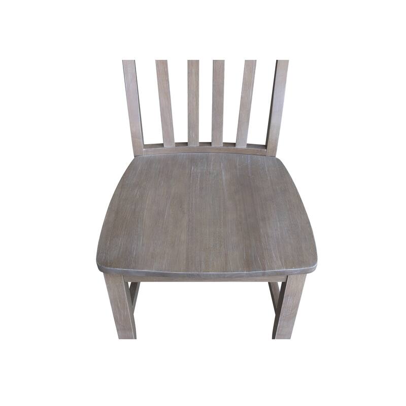 36" Round Extension Dining Table With Cafe Chairs
