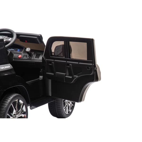 slide 2 of 18, 24V Electric Kid Ride On Car with Remote Control - Black White Black White