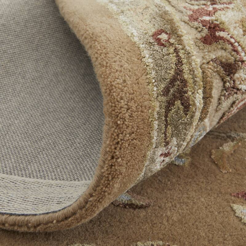 HomeRoots Floral Bohemian Rectangle Area Rug