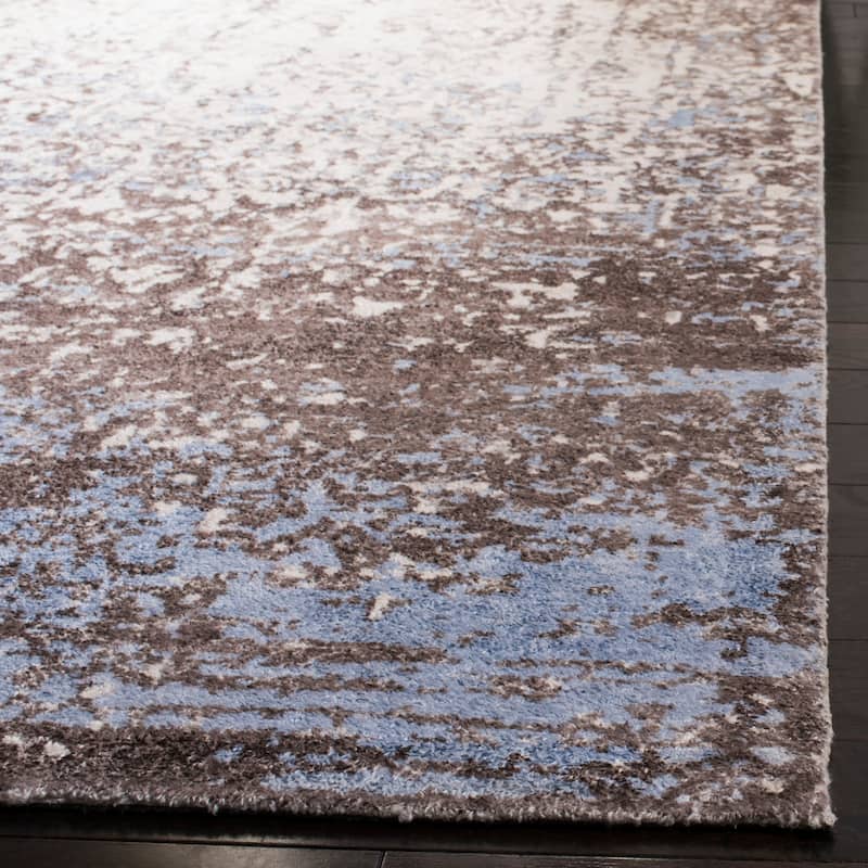 SAFAVIEH Hand-knotted Expression Dagrund Vintage Abstract Viscose Rug
