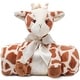 preview thumbnail 1 of 4, Bearington Baby Patches Giraffe Cuddle Me Sleeper, Large Security Blanket 28.5" x 28.5"