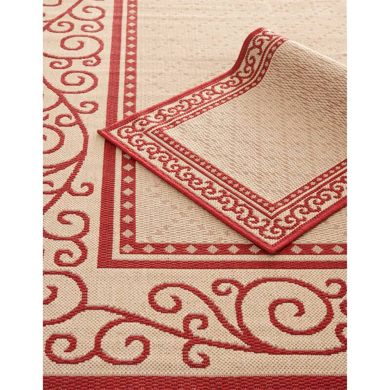 SAFAVIEH Courtyard Quirica Indoor/ Outdoor Waterproof Patio Backyard Rug