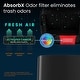 preview thumbnail 4 of 4, iTouchless 14 Gal Black Stainless Steel Sliding Lid Sensor Trash Can