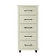 preview thumbnail 11 of 14, Contemporary 24-Inch Tall Chest with 5 Drawers