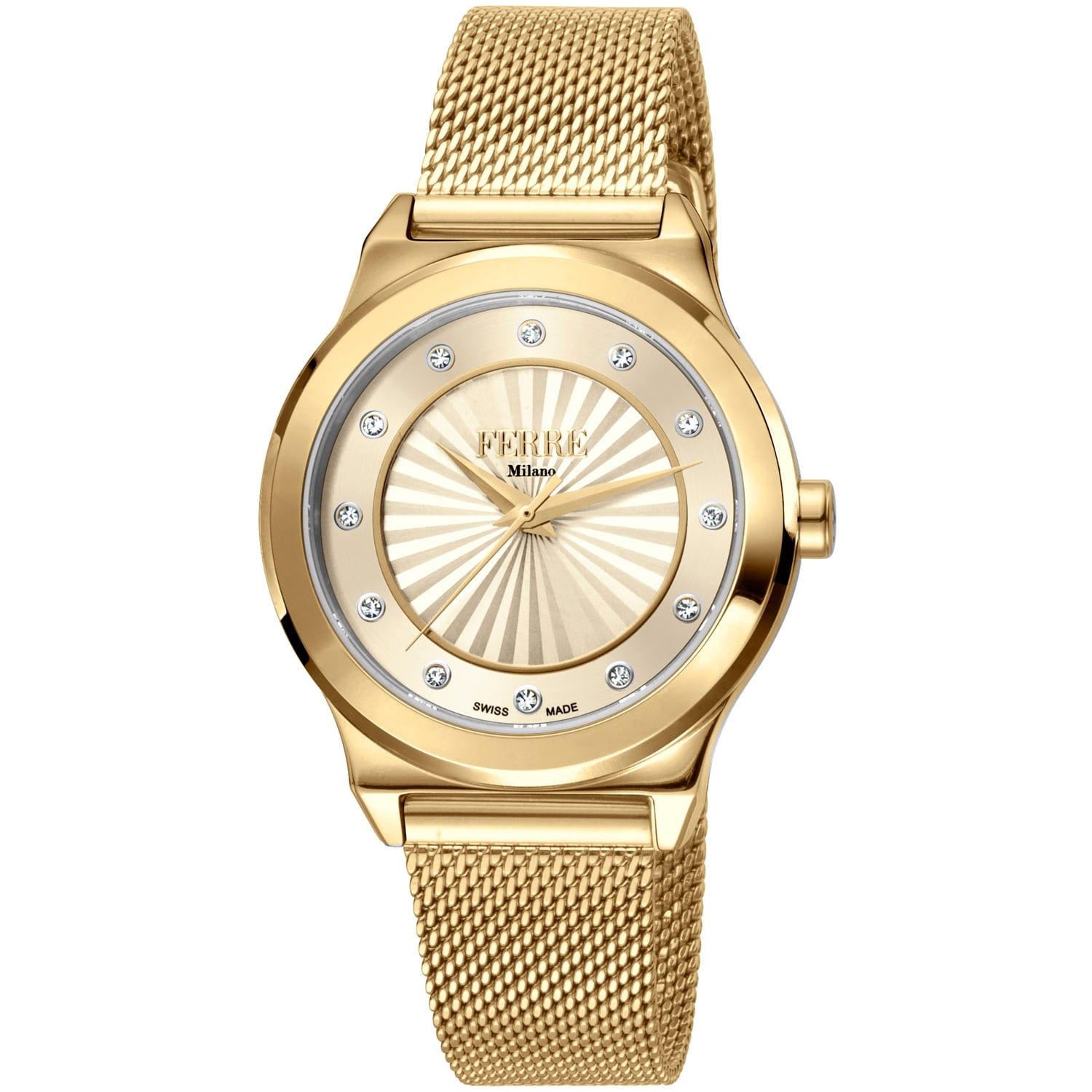 Ferre Milano Women's Classic Gold Dial Watch FM1L125M0251