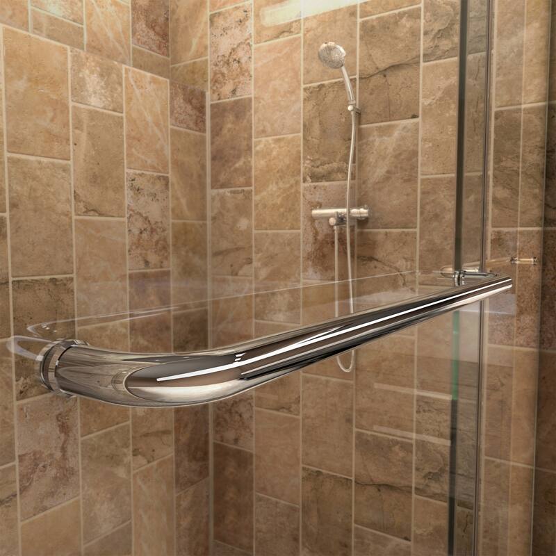 DreamLine Charisma 56-60 in. W x 76 in. H Frameless Bypass Sliding Shower Door - 56" - 60" W