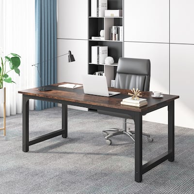 63" Modern Computer Desk for Home Office