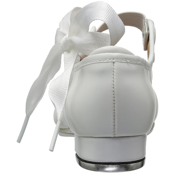 girls white tap shoes