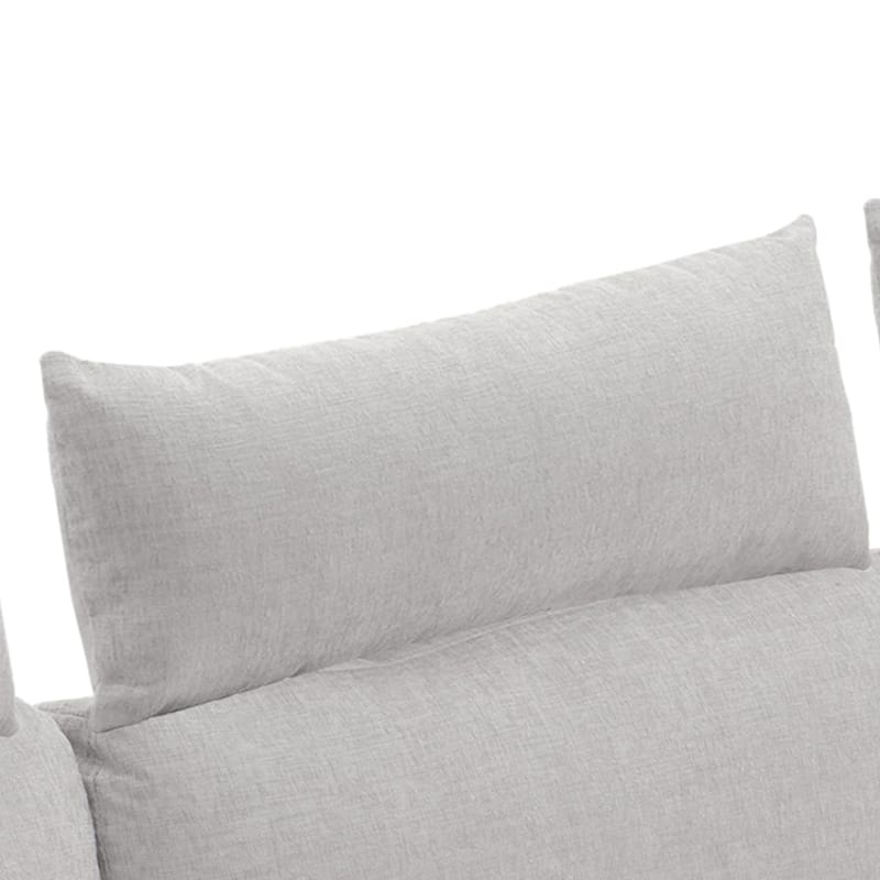89" Chenille Sectional Sofa Couch With Extra Wide Chaise For Livingroom