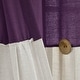preview thumbnail 129 of 152, Lush Decor Linen Button Single Panel Window Curtain