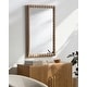 preview thumbnail 23 of 30, Galey Alix x Livabliss Karling Blair Traditional Accent Mirror 37"H x 24"W x 2"D - Brown