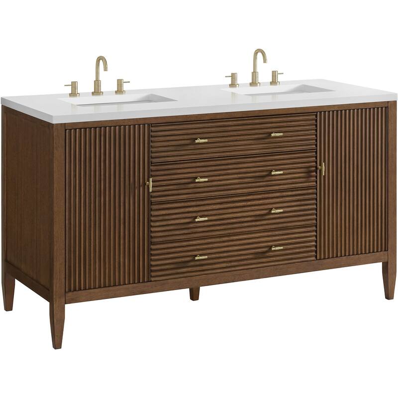 James Martin Vanities 485-V60D-M Myrrin 60" Free Standing Double Basin