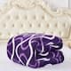 3-Piece Floral Printed Sherpa-Backing Reversible Comforter Set