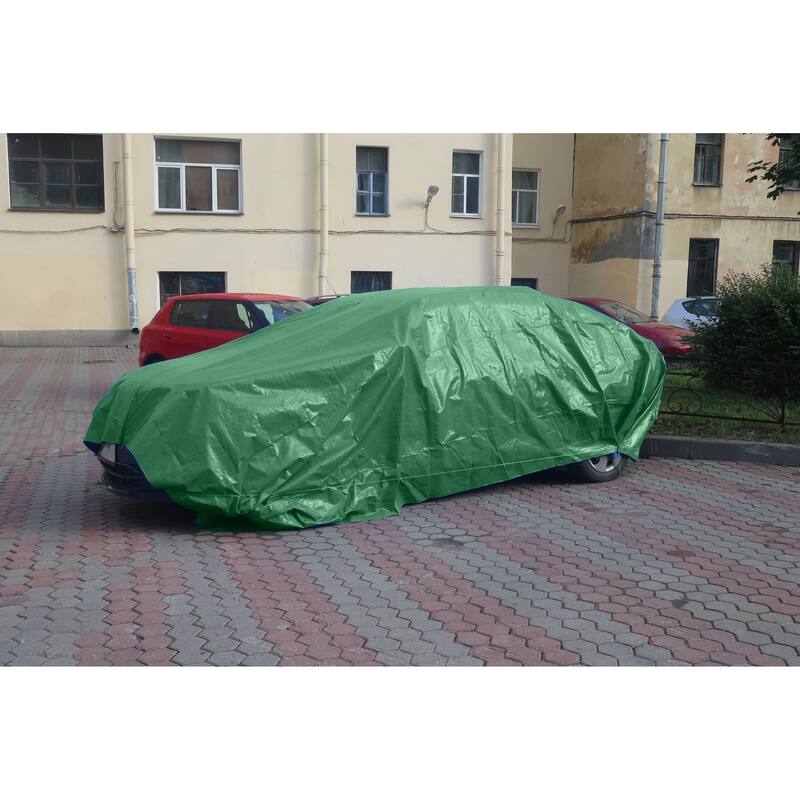 Boen 20 x 40 Green Medium-Duty Polyethylene Tarps