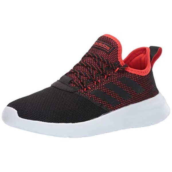 adidas Men's Lite Racer Reborn Running Shoe, Black/Black/Active red, 11.5 M  US - Overstock - 30555170