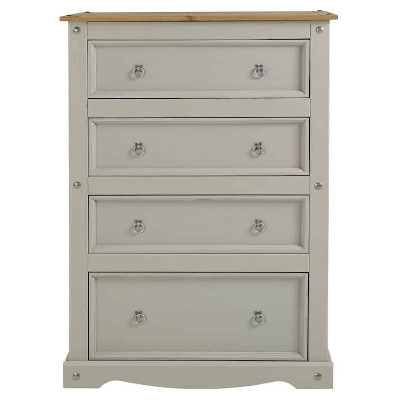 Wood Dresser 4 Drawers Chest Corona | Furniture Dash