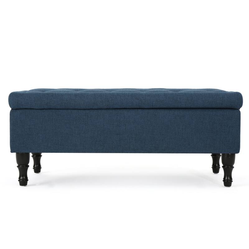 Chantelle Fabric Storage Ottoman by Christopher Knight Home