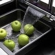 preview thumbnail 14 of 35, Lefton 304 Stainless Steel Waterfall Kitchen Sink Set with Pull-down Faucet KS2207 (Series)