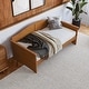 preview thumbnail 3 of 8, Acadia Twin Daybed in Light Toffee