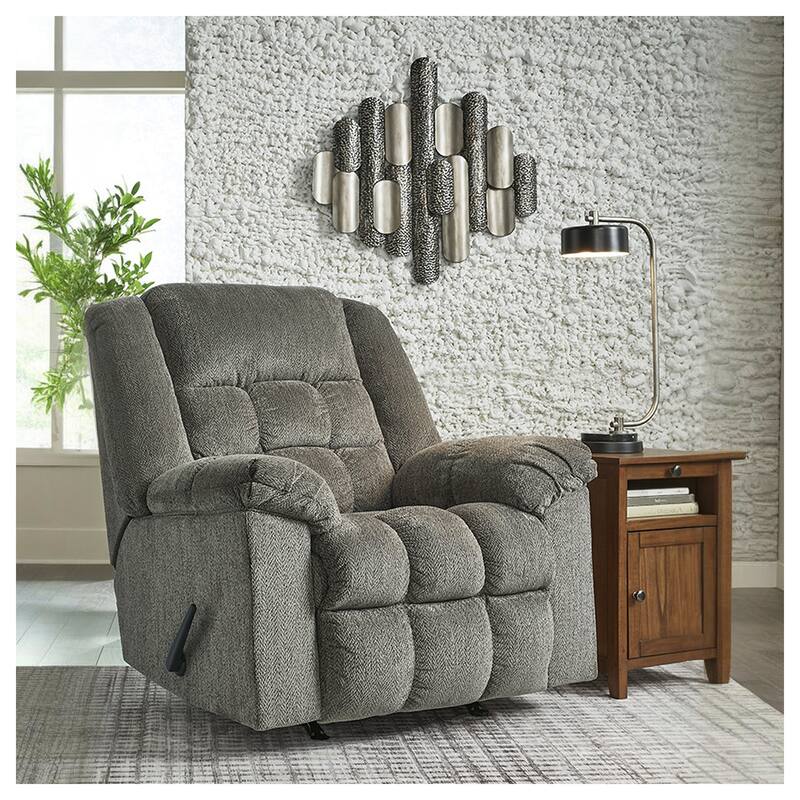 Signature Design by Ashley Kegler Rocker Recliner - Grey